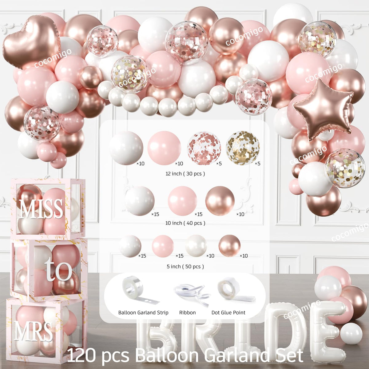 Cocomigo bridal sash complements outfits and gift-ready presentation.