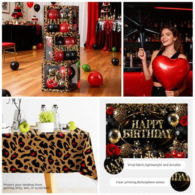 Cocomigo cake topper with leopard-cherry accents elevates dessert display