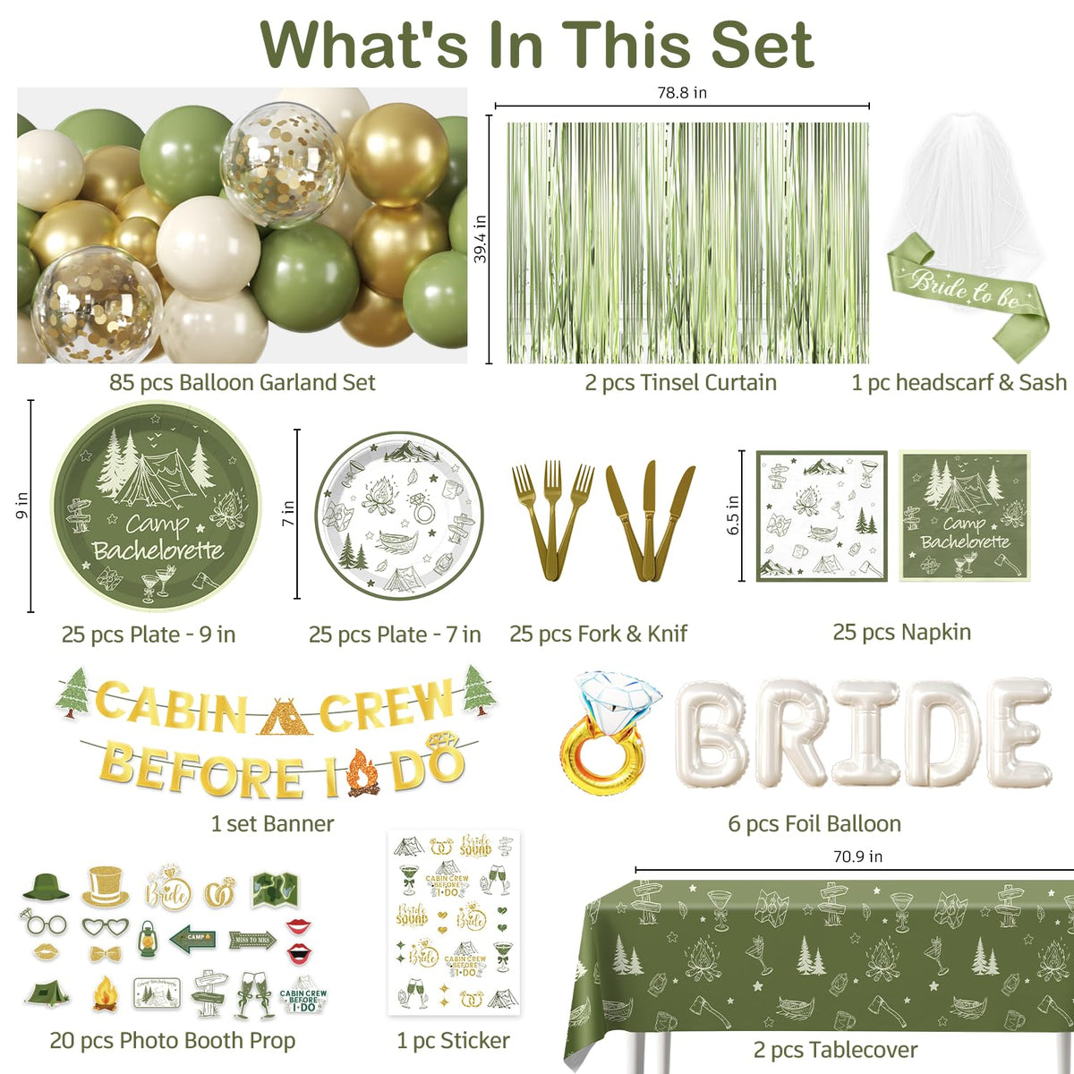 Cocomigo camp bachelorette photo props spark fun moments for photos
