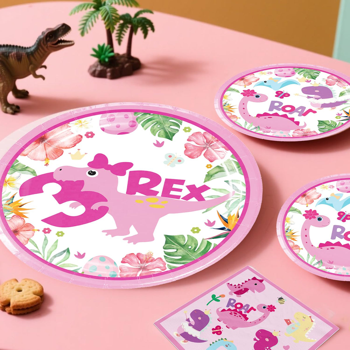 Cocomigo dinosaur cupcake toppers decorate sweets with charm