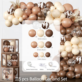 cocomigo balloon assortment creates a cohesive, photo-ready party display.