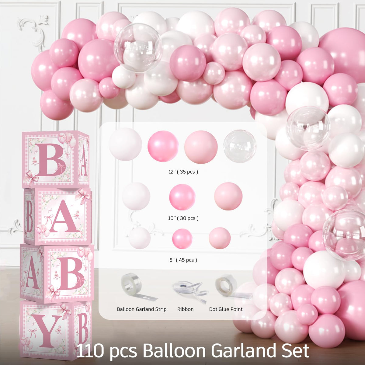 cocomigo pink bow tableware set supports quick, easy serving
