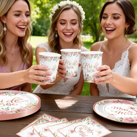 Cocomigo 350gsm plates sturdy enough for cake and appetizers.