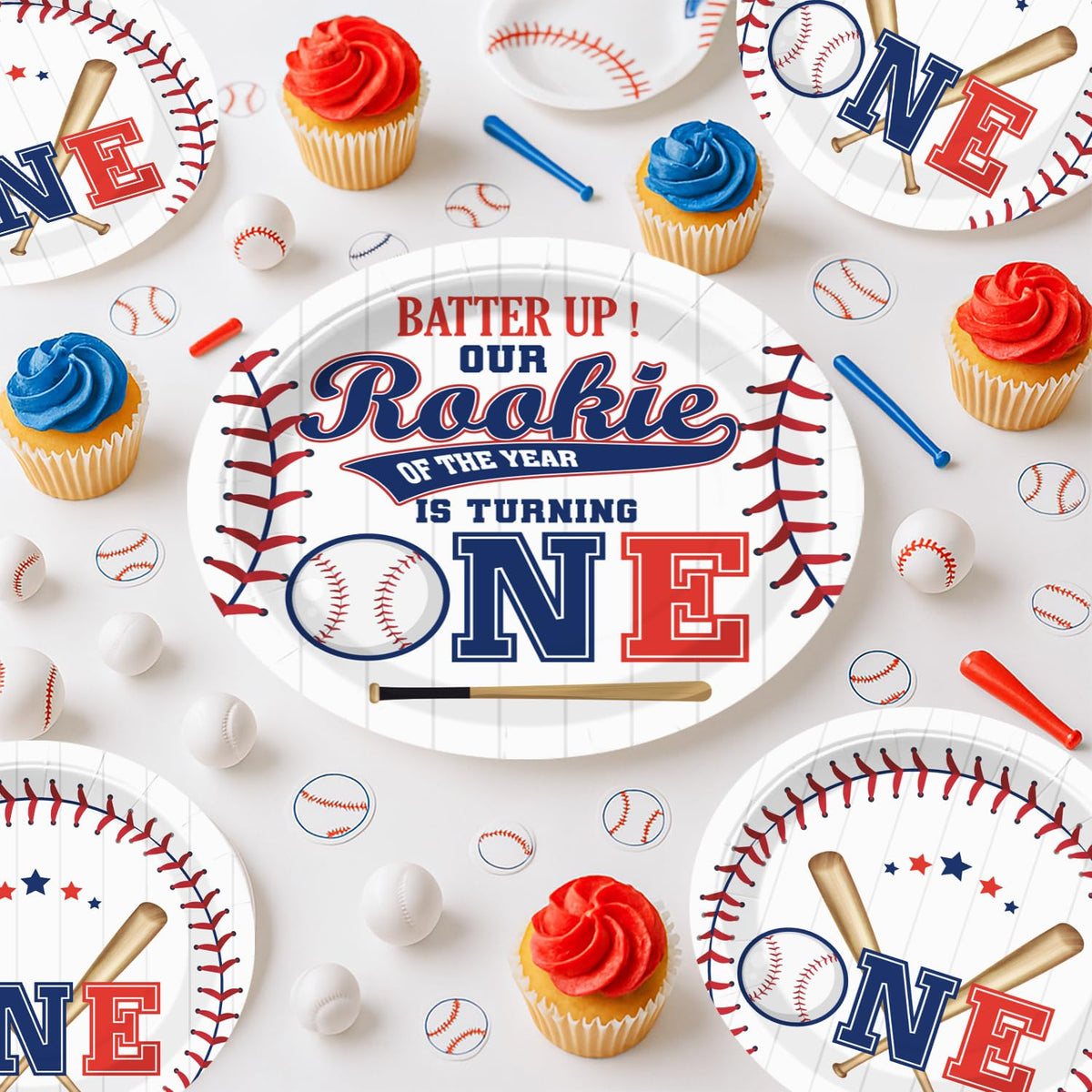 Cocomigo Rookie Year balloon assortment adds color and quick decor options