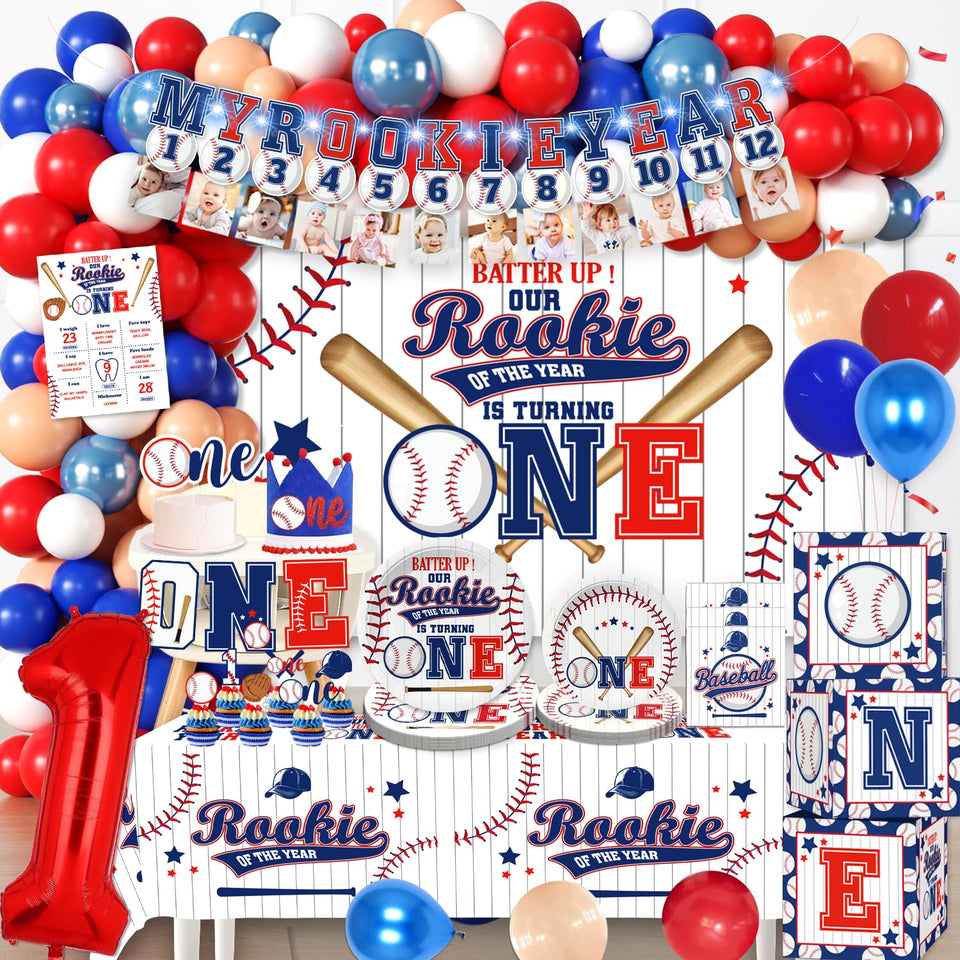 Cocomigo Rookie Year photo frame banner enhances first birthday photo moments