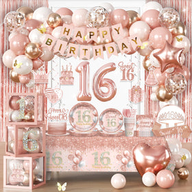 Cocomigo Sweet 16 banner for a photo ready setup