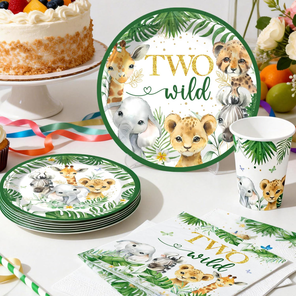 Cocomigo Two Wild foil number 2 balloon marks milestones with style.