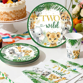 Cocomigo Two Wild foil number 2 balloon marks milestones with style.