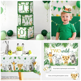 Cocomigo Two Wild honeycomb centerpieces create dimensional table focal points.