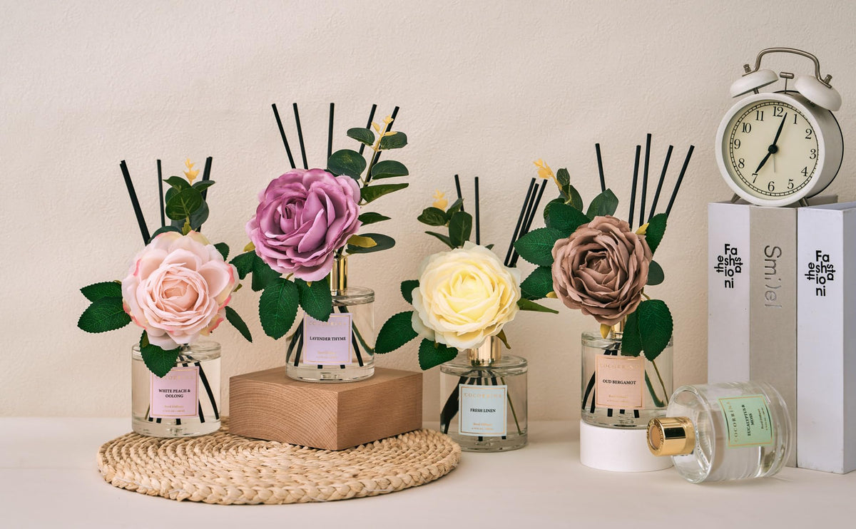 COCORRÍNA rose scent ideal for living room ambiance.