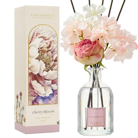 COCORRINA Cherry Blossom reed diffuser bottle with 250ml fragrance for any room