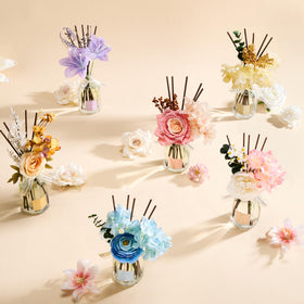 COCORRÍNA decorative home décor diffuser enhances a modern shelf