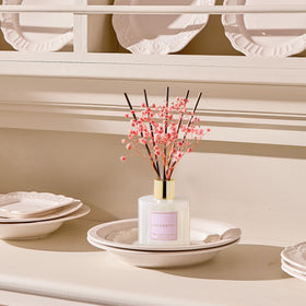 Cocorrina diffuser in a cozy room setup on a shelf for ambiance.