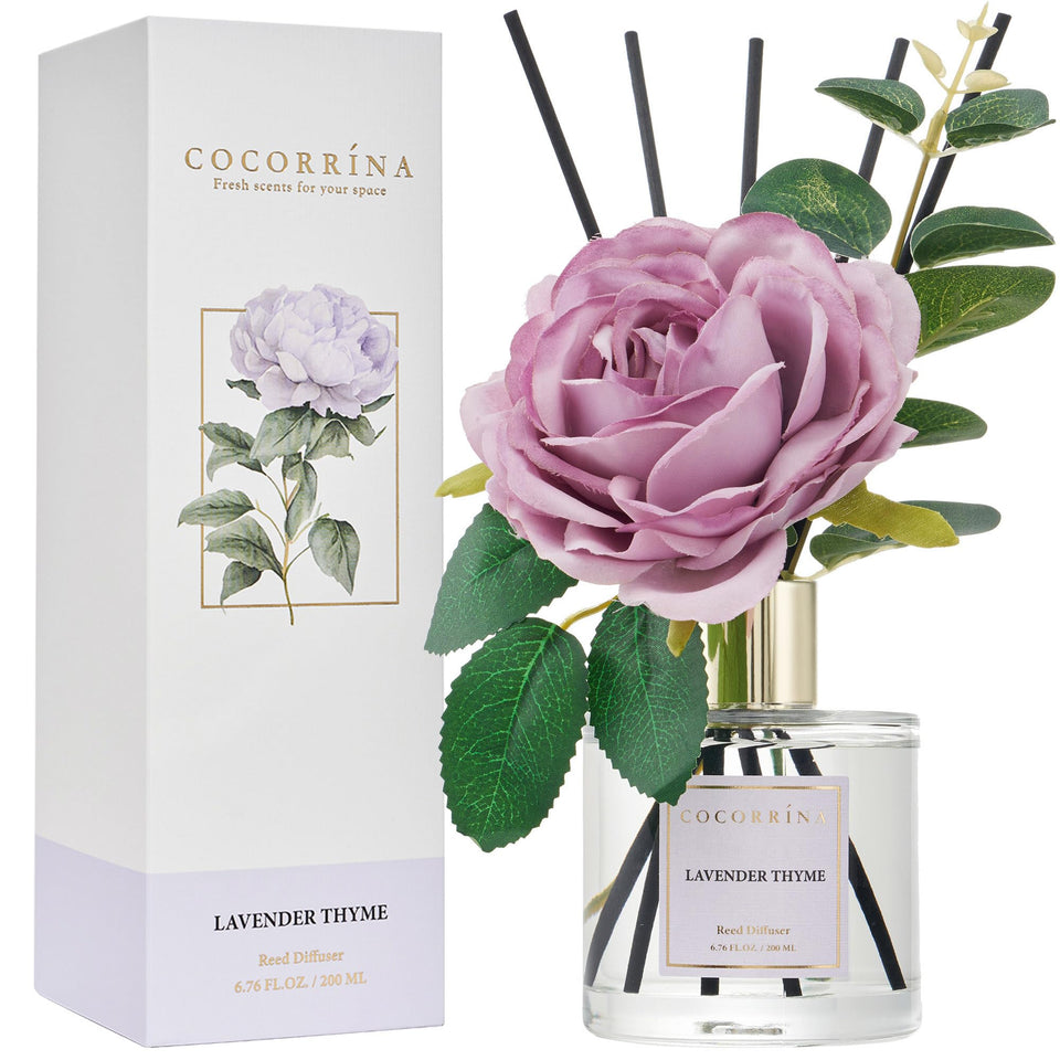 COCORRÍNA Lavender Thyme bottle diffusion for tranquil spaces