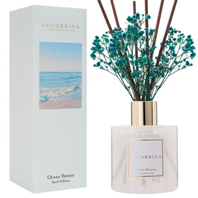 COCORRINA Ocean Breeze bottle diffuser delivers a fresh, long-lasting scent in any space.