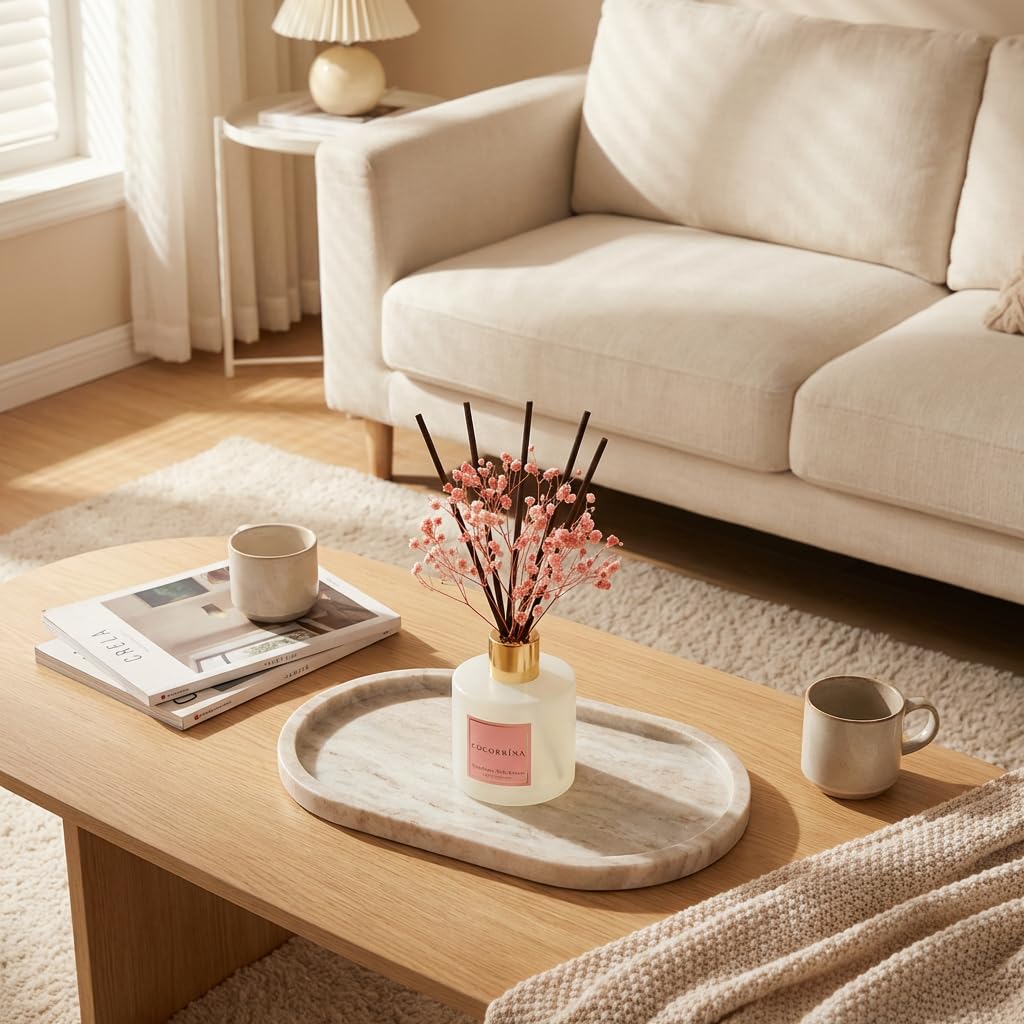 COCORRÍNA preserved babys breath detail adds delicate decor touch to entryways