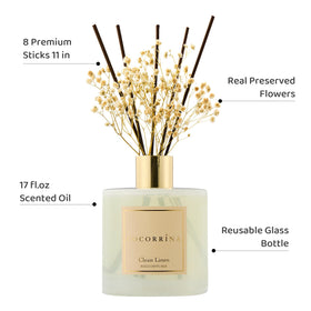 COCORRINA preserved-flowers detail adds natural decor while scent lingers