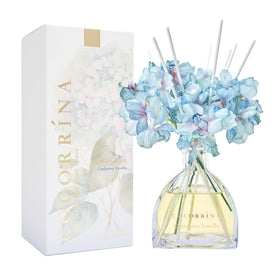 COCORRINA diffuser with eight sticks ready to diffuse fragrance.