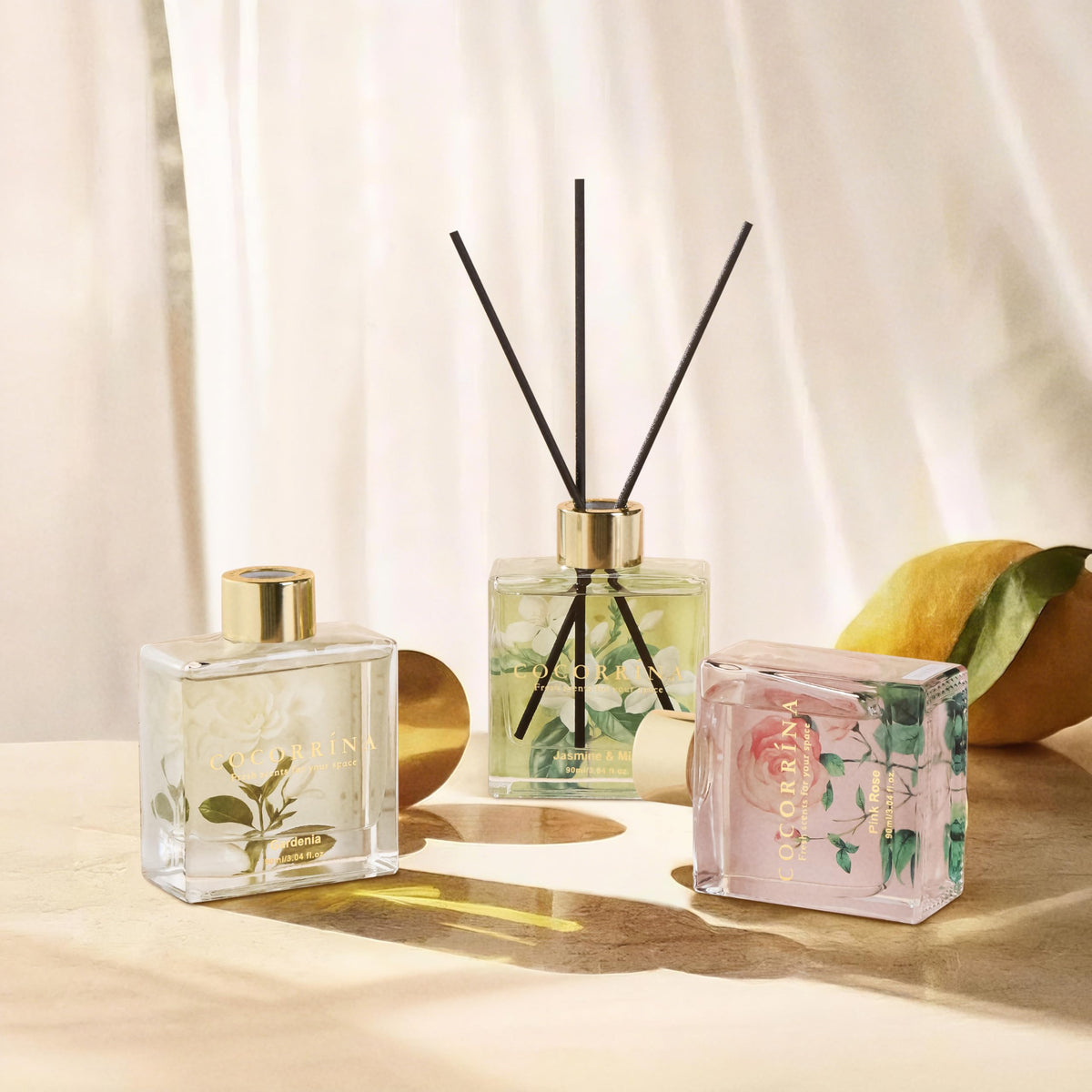 COCORRÍNA alcohol-free diffuser for gentle, low-maintenance aroma