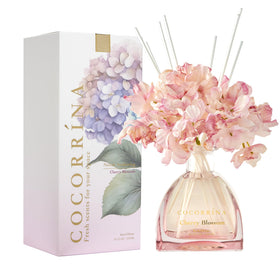 COCORRÍNA Cherry Blossom diffuser sticks ensure even scent diffusion.