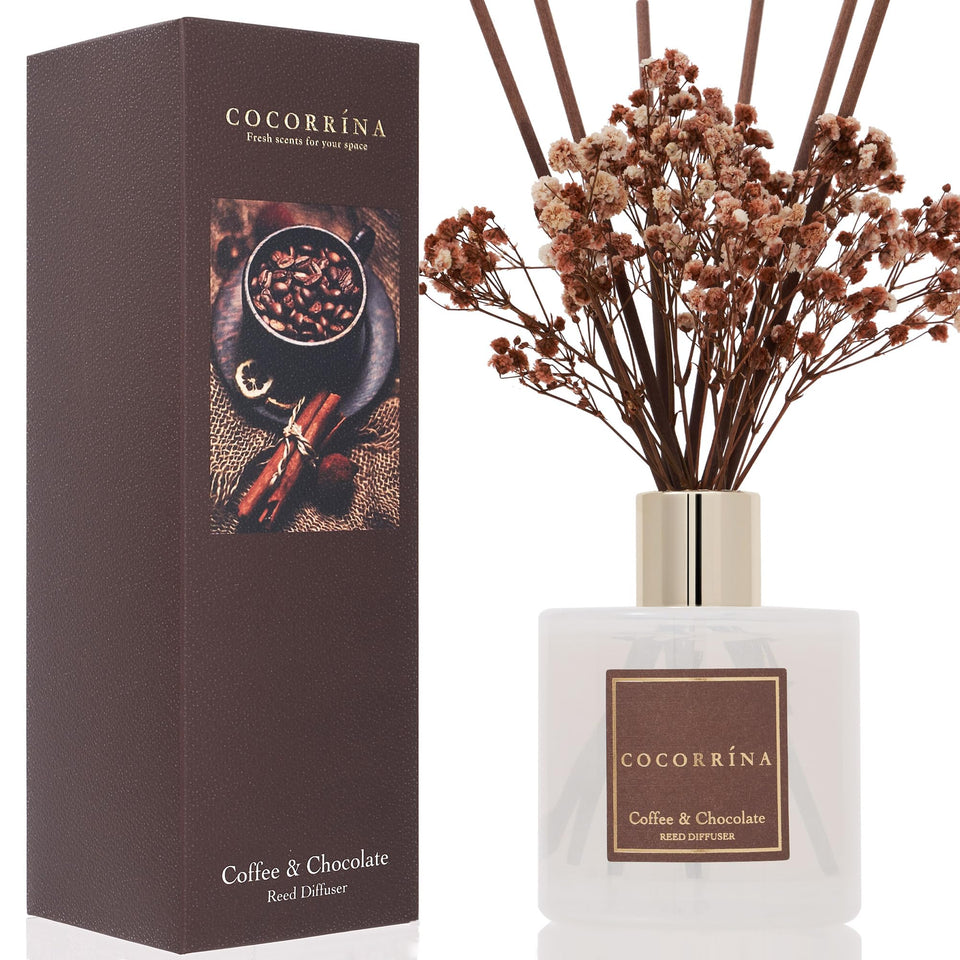 COCORRÍNA coffee bottle diffuser fills rooms with warmth.