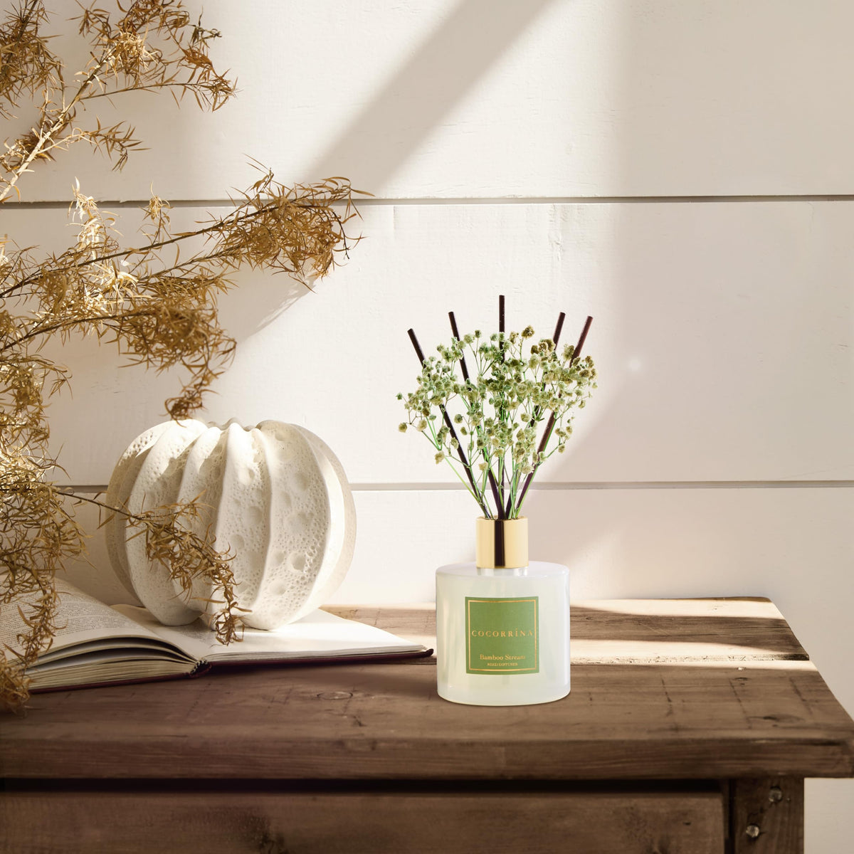 COCORRÍNA bamboo stream aroma enhances bathrooms and living spaces