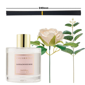 COCORRINA reed diffuser long-lasting aroma for living spaces up to 90 days.