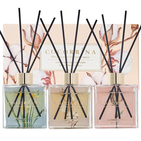 COCORRÍNA cashmere vanilla diffuser bottle for a cozy living space.
