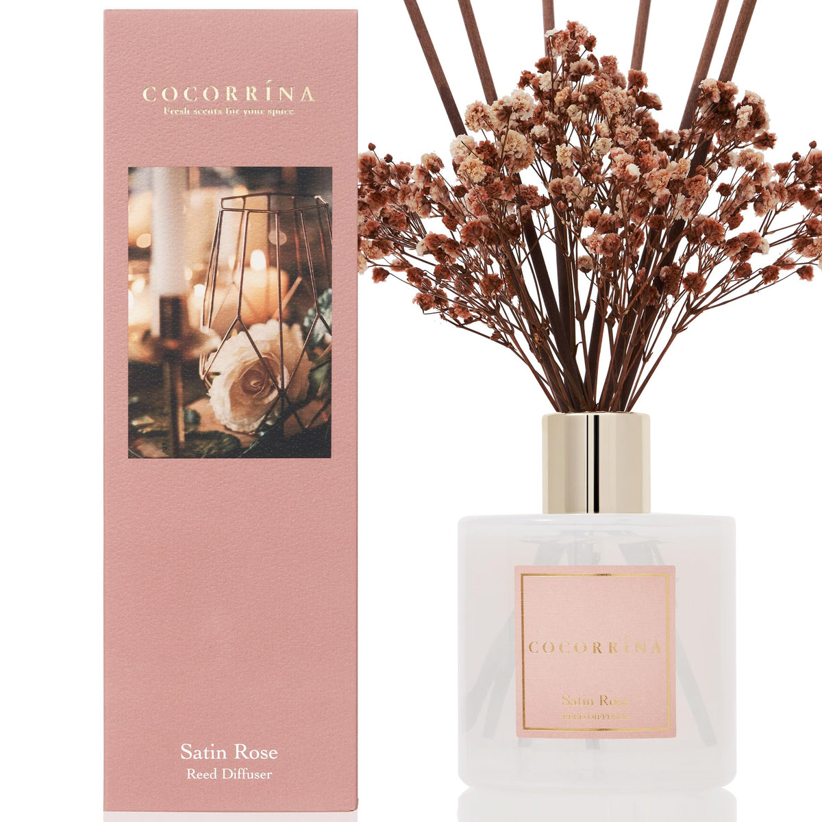 COCORRÍNA diffuser sticks allow adjustable aroma release for customizable fragrance