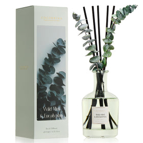 COCORRINA Wild Mint & Eucalyptus diffuser bottle releasing a fresh, natural scent for any room