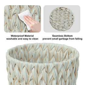 Coeusy versatile waste basket supports bedroom or office organization.