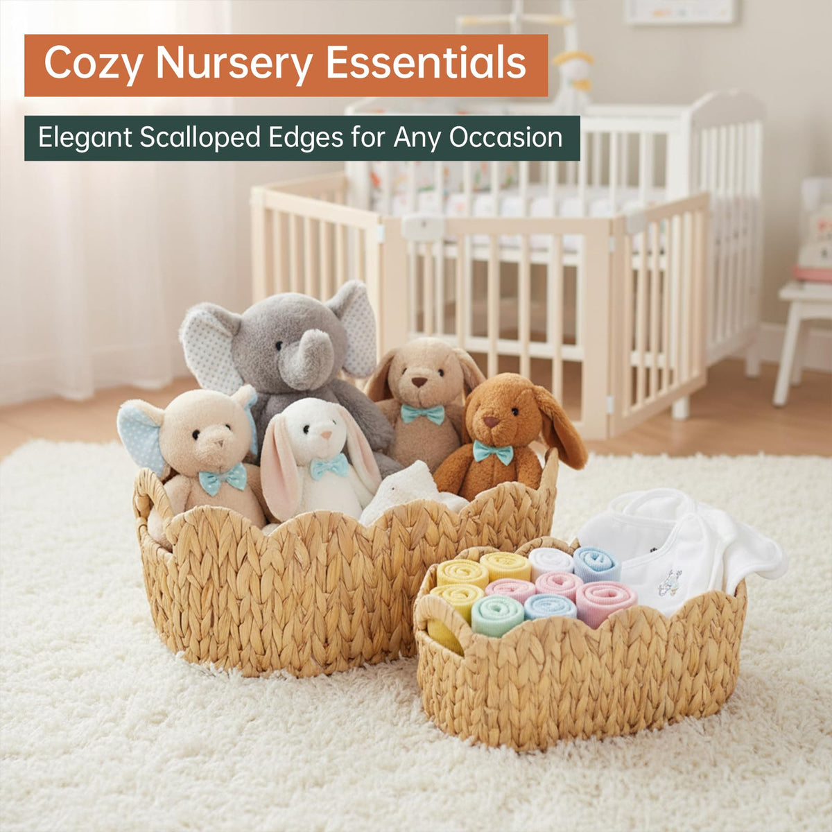 Coeusy built-in handles make carrying easy from room to room.