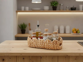 Coeusy easy-care image suggests wipe-clean maintenance for a tidy bathroom display