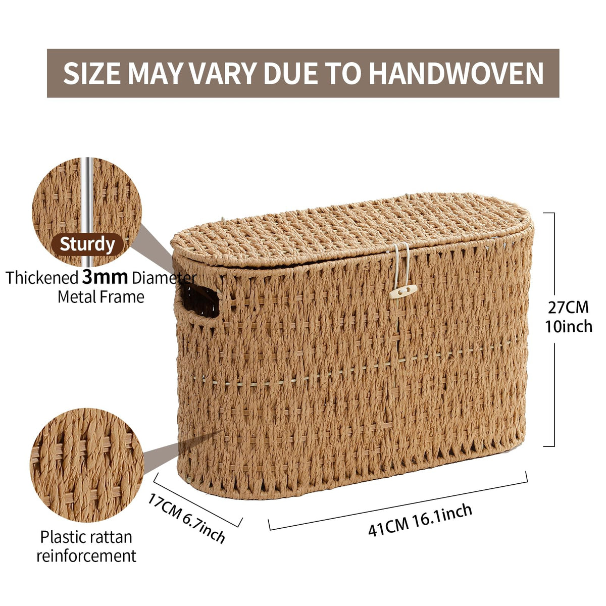 Close-up of the hand-woven rope texture reveals durable craftsmanship by Coeusy.