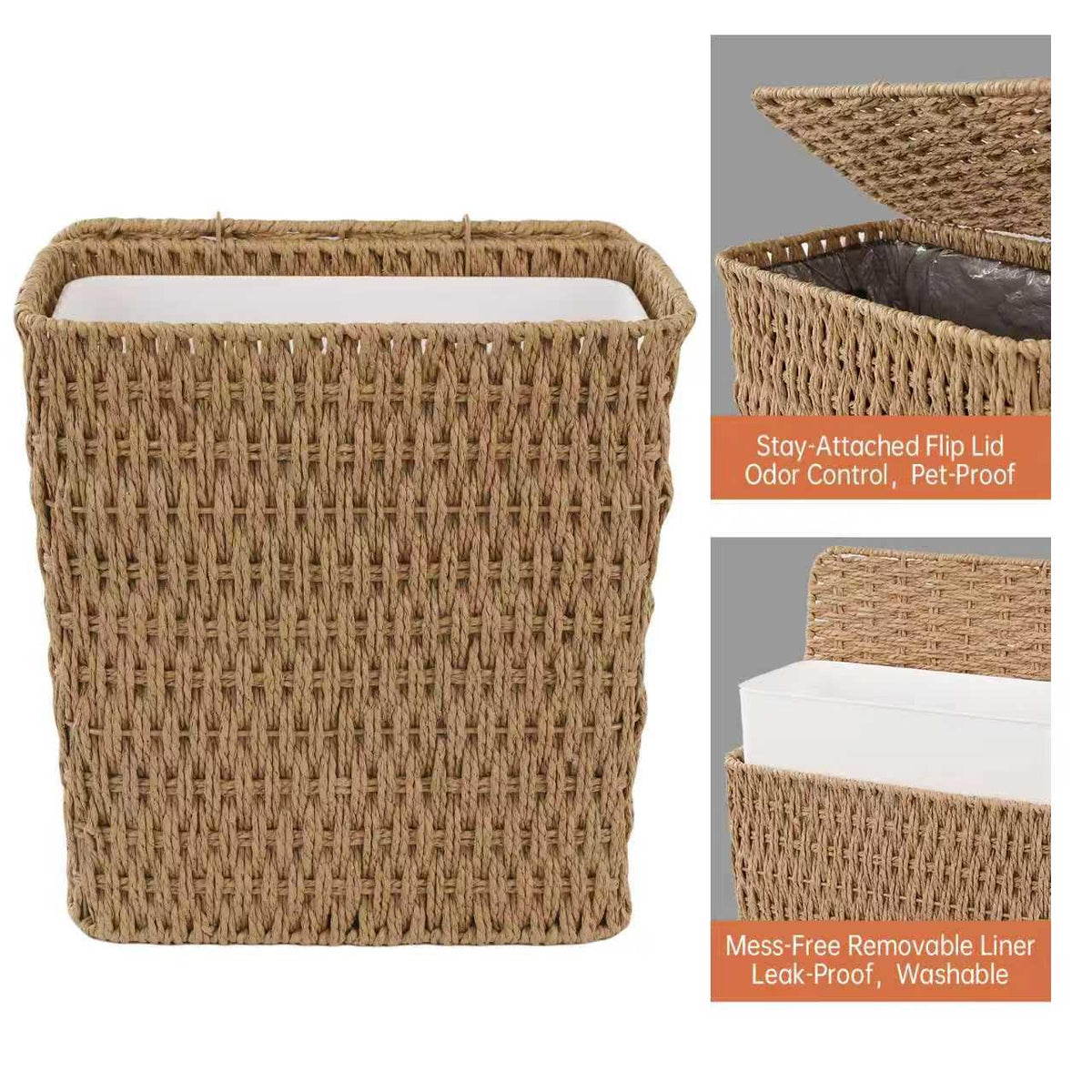 Coeusy storage basket doubles as magazine or toy organizer.