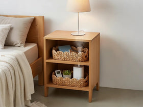 Coeusy toilet paper roll holder 3 mega rolls front view showcasing organized storage