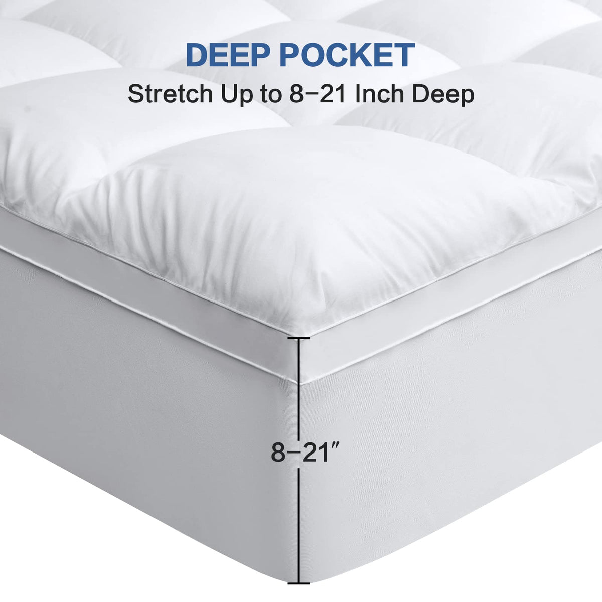 COHOME Breathable cotton fabric close-up highlights cooler sleep surface