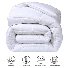 COHOME king size comforter rolled packaging demonstrates compact shipping and storage.