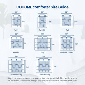 COHOME machine-washable care makes cleaning easy and keeps softness after drying.