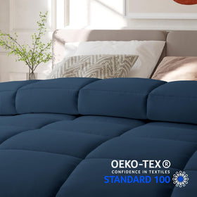 COHOME premium king size comforter all-season setup in bedroom