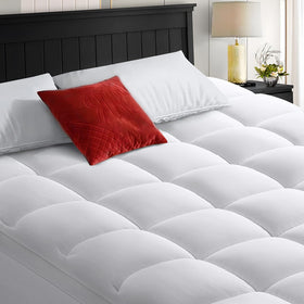 COHOME Queen Topper soft fabric close-up for plush nightly comfort