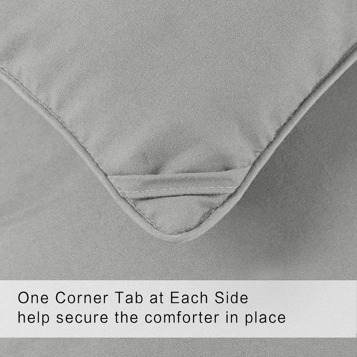 COHOME quilted king high-loft fluff demonstrates airy volume and warmth.