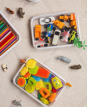 CoiiJoii stackable design saves space and keeps items neatly arranged.
