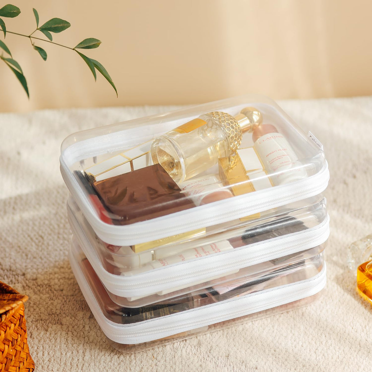 CoiiJoii kid's toy storage bin neatly contains small pieces.