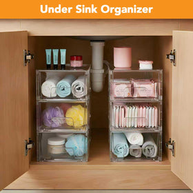 COKIHOM BPA-free clear plastic ensures durable, transparent organization.