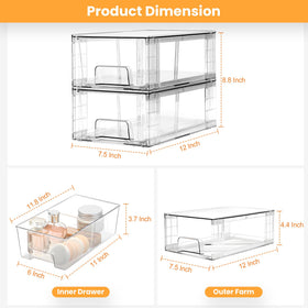COKIHOM removable dividers for customizable fridge compartments and snacks.