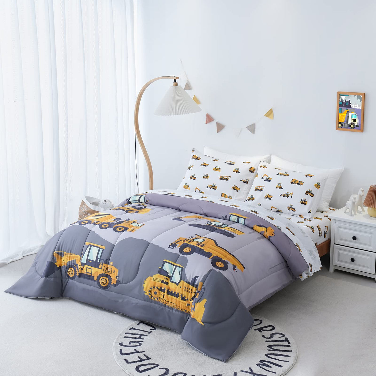 Cokouchyi fitted sheet 39x75, smooth microfiber with secure fit for twin beds.