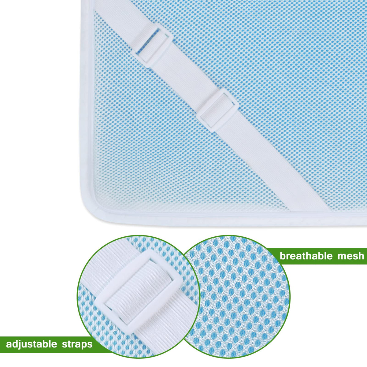 Coldwind removable and machine washable topper cover for easy cleaning