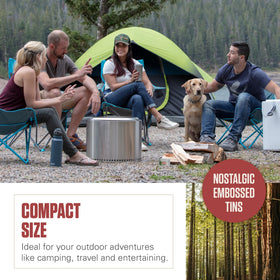 Citronella base helps deter insects during outdoor activities.