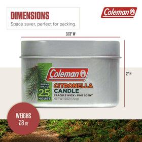 Recyclable tin and packaging support eco-conscious outdoor use.
